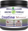 Amazing Formulas Micronized Tinatine Monohidrat Toz Supplement | 5000 mg Arada | İdeal Pre & Post Workout Supplement | ABD'de Made ( LB, Unflavored)