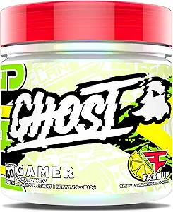 GHOST Gamer Energy ve Focus Support Formula, Faze Klantı - 40 Hizmet - Nootropics & Natural Caffeine for Dikkat, Hassas ve Reaksiyon Zamanı - Sugar, Soy & Gluten Free, Vegan