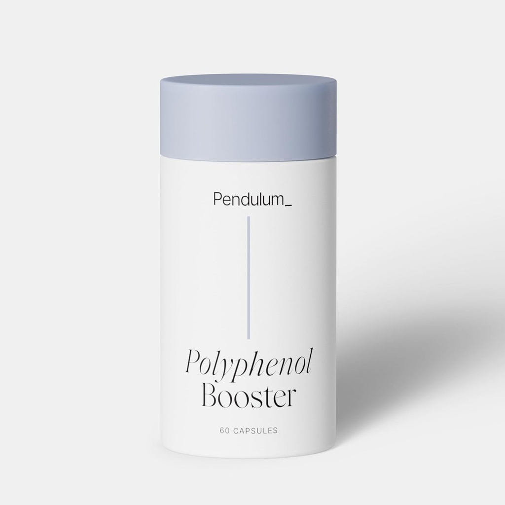 Pendulum Polyphenol Booster, Αντιοξειδωτικό από Superfoods, Ωφέλιμες ενώσεις φυτών για την καλή υγεία, βοηθά την ενίσχυση Akkermansia Muciniphila για άνδρες & γυναίκες (60 κάψουλες, 1-πακέτο)
