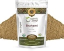 Organik Way Brahmi Leaf Toz (Bacopa Monnieri) - Organik & Kosher sertifikalı | Raw, Vegan, GMO & Gluten Ücretsiz | USDA sertifikalı | Origin - India (1/4 LBS)