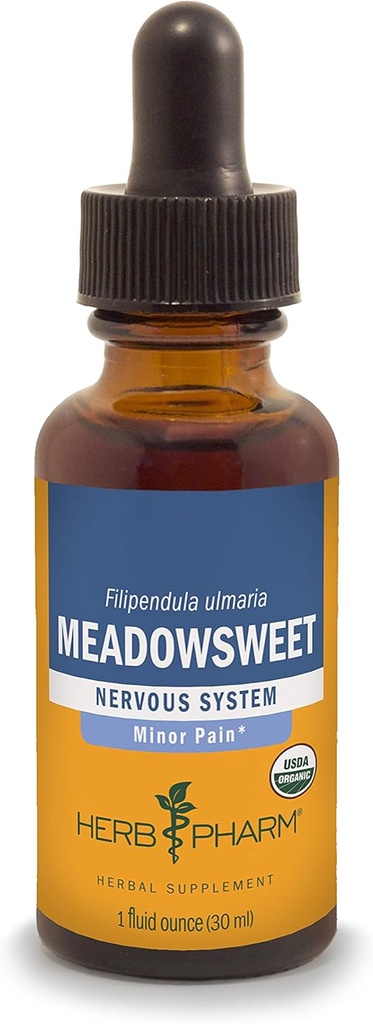 Herbm Pharm, Küçük Ağrı için Organik Meadowsweet Sıvı Türlemeyi Onayladı - 1 Ounce (DMEAD01)