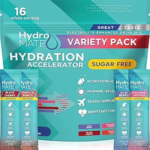 Elektrolyte Toz Sugar-Free Hydration Packets Çeşitli Paket HydroMATE 16 Sticks