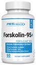 PE Science Forskolin Capsules, Coleus Forskohlii'den% 95 Pure Forskolin Extract, Patented ForsLean, 50 mg, 60 Count