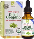 Oregano Organik Sıvı Durağı (1 fl oz) - Organik Oregano Petrol ve Zeytinyağının bileşimi, İspanya'da Büyümek