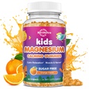 Çocuklar için Calmies - Beslenme, Beyin, Immune & Bone Health - Great Tasting Magnezyum Gummies for Kids & Yetişkinler - Vegan Sugar Free Orange 60ct