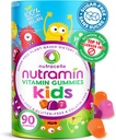 Nutracelle NUTRAMIN Sugar-Free, Allergen-Free 100% Vegan Gummy Multivitamins for Kids - Great Tasting Natural Gummies Your Kids Will Love - 90 Şişe Kont