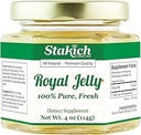 Stakich Fresh Royal Jelly - Pure, All Natural - Nomixs/Flavors / Preservatives eklendi - 4 Ounce (114 Gram)