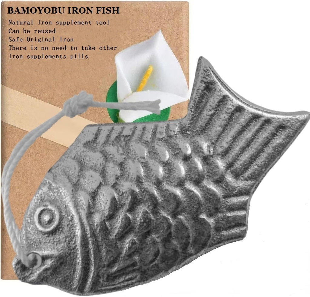 Iron Fish Cooking Tool Güvenli Original Iron to Your Food & Drinks, Supplement to Reduce Iron Deficiency Risks for Vegans Athletes Hamile Women and Children, Mothers Day Armağanları