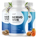 Nervovive Nerve Support Supplement - Advanced Formula Nerve Health Supplements, All Natural Poent Supplement, Maximum Strength for Συνολική Υγεία και Ευεξία - 60 Κάψουλες, 3 Μήνες Προσφορά
