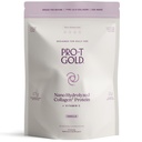 ProT Gold Collagen Protein Powder, 17g Protein Nano Hydrolyzed & Grass Fed, Vitamin C, 2g Arginine for Wound Support, Gluten Free, All Natural, Fat & Sugar Free, 0g Carbs, Vanilla, 23 oz, 30 Servings