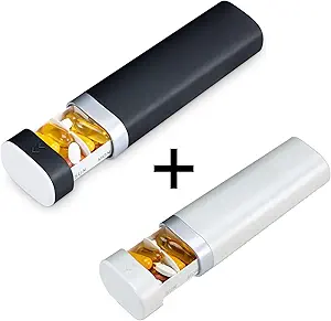 Haftalık Pill Organizer 7 Gün, Betife Daily Pill Box, Travel Pill Case, Cute Pillrec to Hold Vitamins, Medicines, Supplements, Pills Organizer