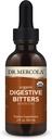 Dr. Mercola Organic Digestive Bitters Liquid Drops - Digestive Health Support - Alcohol-Free Formula - Features Burdock Root, Dandelion Leaf, Fennel Seed & More - 2 fl. oz. (30 Servings)