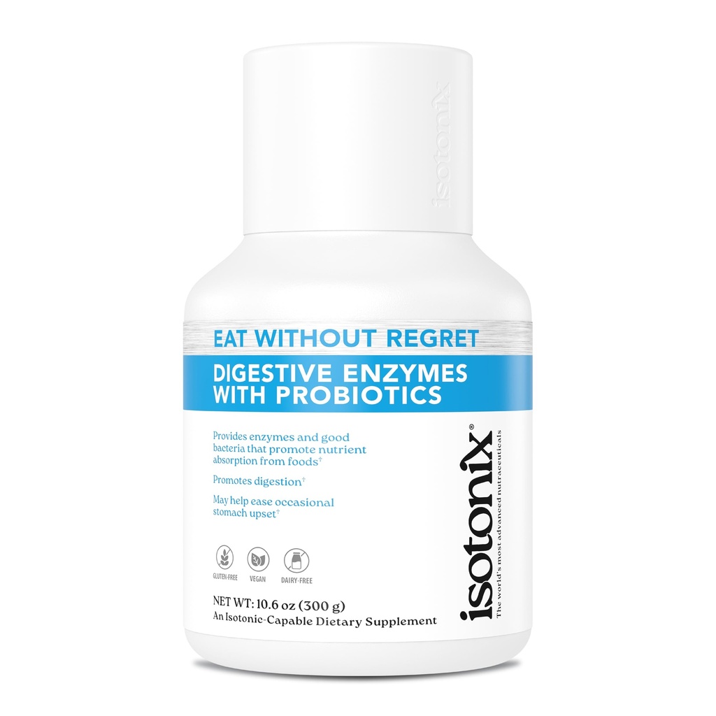 Isotonix® Digestive Enzymes with Probiyotiks | DigeZyme® Multi-Enzyme Complex & Lactospore® Bacillus Coagulans | Nutrient Ab component, Gut Balance & Digestive Health | Vegan, Gluten-Free | 90 Hizmetler