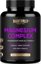 Μαγνήσιο Citrate & Oxide 500mg Complex Supplement - Υψηλή Απορρόφηση Μέγιστη δύναμη - Βοηθά στην υποστήριξη της πυκνότητας και της δύναμης των οστών, των μυών, της ενέργειας και του ύπνου - 120 Vegan Κάψουλες