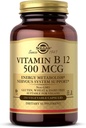 Solgar Vitamin B12 500 mcg, 250 Sebze Kapsülleri - Enerji Metabolism - Nervous Sistem Desteği - Kalp Sağlığını Teşvik - Non-GMO, Vegan, Gluten Ücretsiz, Süt Free, Kosher, Halal - 250 Hizmet