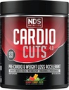NDS Beslenme 4.0 Pre Workout Supplement - Gelişmiş Kilo kaybı ve Pre Cardio Formula ile L-Carnitine, CLA, MCTs, L-Glutamine ve Safflower Oil - Gummy Rush (40 Hizmet)