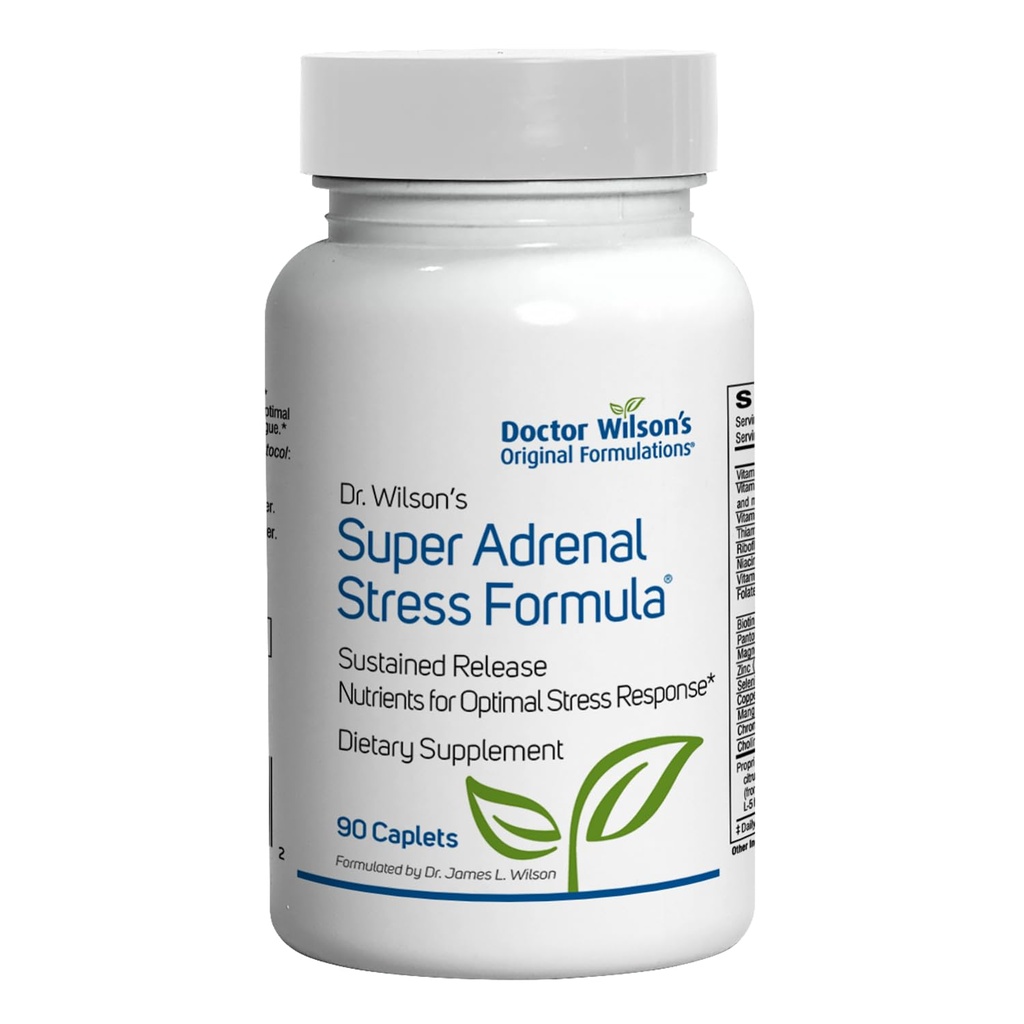 Dr. Wilson'un Super Adrenal Stresi Formula, Günlük Destek 90 inçlik