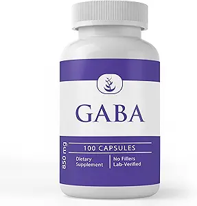 Pure Original Ingredients GABA, (100 Capsules) Always Pure, No Additives or Fillers, Lab Verified