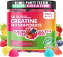 Novomins Cytine Monohidrat Gummies 5000 mg for Men & Women, Chewables Kre Builder, Energy Boost, Pre-Workout Supplement (120 Count)