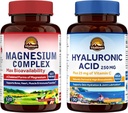 Vitalitown Magnezyum + Hyaluronic Acid Sche / Magnezyum Kompleksi (Item 1) & Hyaluronik Asit Plus C (Item 2) | 120 Magnezyum Capsules & 90 Hyaluronic Acid Capsules