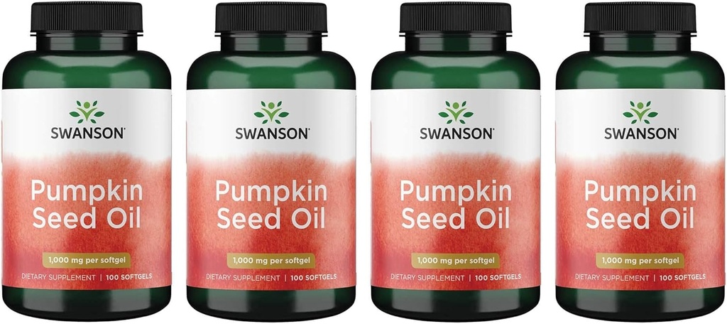 Swanson Riley Tohum Petrol - Yüksek Biyo kullanılabilir EFAs - (100 Softgel Capsules, 1000 mg Her) 4 Pack