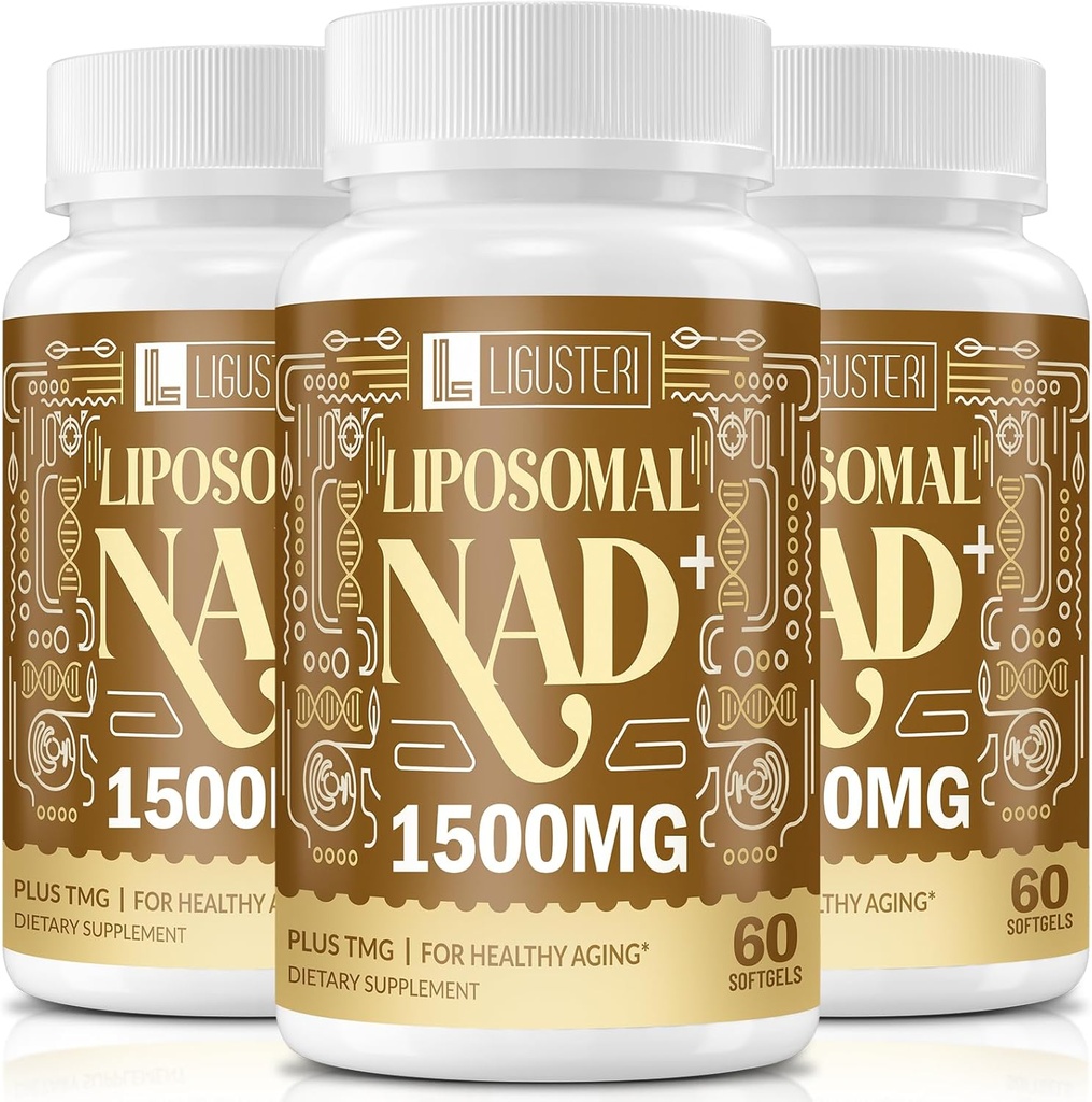 1500 MG Liposomal NAD+,% 98+ Aborpsiyon, NAD+ TMG ile Kadınlar ve Erkekler için, Aging Savunma, Hücre Enerji, Kalp ve Beyin Fonksiyonları, Longevity, 180 Softgels