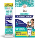 GuruNanda Hydramate Hydration Support Drink Mix - Ηλεκτρολυτικά Powder Packets για Αφυδάτωση, Άσκηση & Ενέργεια - Όχι Προστιθέμενα γλυκαντικά, Μη ΓΤΟ, Φυσικό άρωμα λεμόνι Lime - 2 Count (0.56 oz Κάθε)