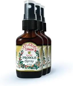 Genric 3Bottles of Apiario Silvestre Brezilyalı Yeşil Arı Propolisi Glycolic Extract 30 ml -Non Alkolik, Su Free, Honey Free, Gluten Free, Honey Free, Gluten Free