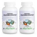 Maxi Health Chewabledis Kompleksi - Vanilla Flavor Vitamin D3 ve Magnezyum Kemikleri Desteklenmesine Yardımcı Olmak - Kosher Magnezyum ve Gıda Supplement for Women and Men (180, Count of 2)