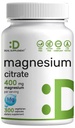 Magnezyum Citrate 400 mg Per, 300 Veggie Capsules – Chelated, Easy Absorbed, Purified Trace Mineral – Kas, Heart, & Digestive Support – Non-GMOMO