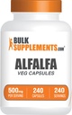 BulkSupplements.com Alfalfa Extract Capsules - Alfalfa Supplement, Green Superfood Supplement, Alfalfa Capsules - Gluten Free, 1 Capsule per Serving, 240 Veg Capsules (Pack of 1)