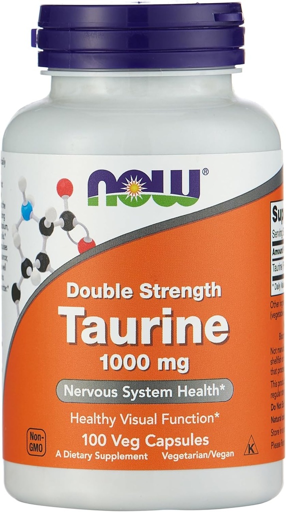 Şimdi Double Strength Taurine Nervous System Health 1000 mg 100 Capsule
