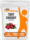 BulkSupplements.com Tart Cherry Powder - Fruit Powder, Tart Cherry Συμπληρώματα - Antioxidant Source, Gluten Free & No Added Sugar, 2g per Serving, 500g (1.1 lbs) (Pack of 1)