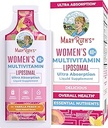 MaryRuth Organics Multivitamin for Women 40 | Womens Multivitamin Liposomal | Immune Support Supplement | Enerji Supplements & Sleep Aid | Medeniyetli Çokvitamin | Vegan | Sugar Free | 14 Hizmet