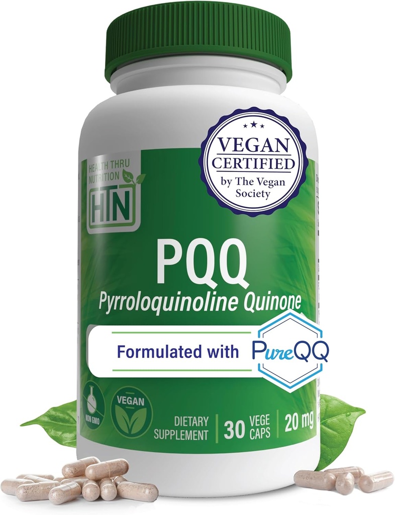 Υγεία Θρου Διατροφή PQQ 20mg 30 Σερβίρει Pyrroloquinoline Κινόνη ως PureQQ  Συμπλήρωμα