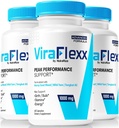 NutraRize (3 πακέτο ViraFlexx για άνδρες, Pro κάψουλες, Ανδρική υποστήριξη απόδοσης 500mg, Όλα τα φυσικά συμπλήρωμα διατροφής για την υποστήριξη της συνολικής υγείας, Vira Flexx Κριτικές (180 κάψουλες)