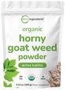 En Güçlü Organik Saf Horny Goat, Erkekler ve Kadınlar için Active Icariins, 100 Grams, Organik Epimedim Toz Enerji ve Immune System Alert, Filler Free ve Vegan Dostu Dostu Dostu Dostum