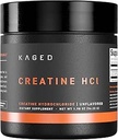 Kaged Creatine HCl σκόνη, Unflavoured, οικοδόμηση μυών και συμπλήρωμα αποκατάστασης, πατενταρισμένο Formula, εξαιρετικά διαλυτή σκόνη, 75 εξυπηρετούν