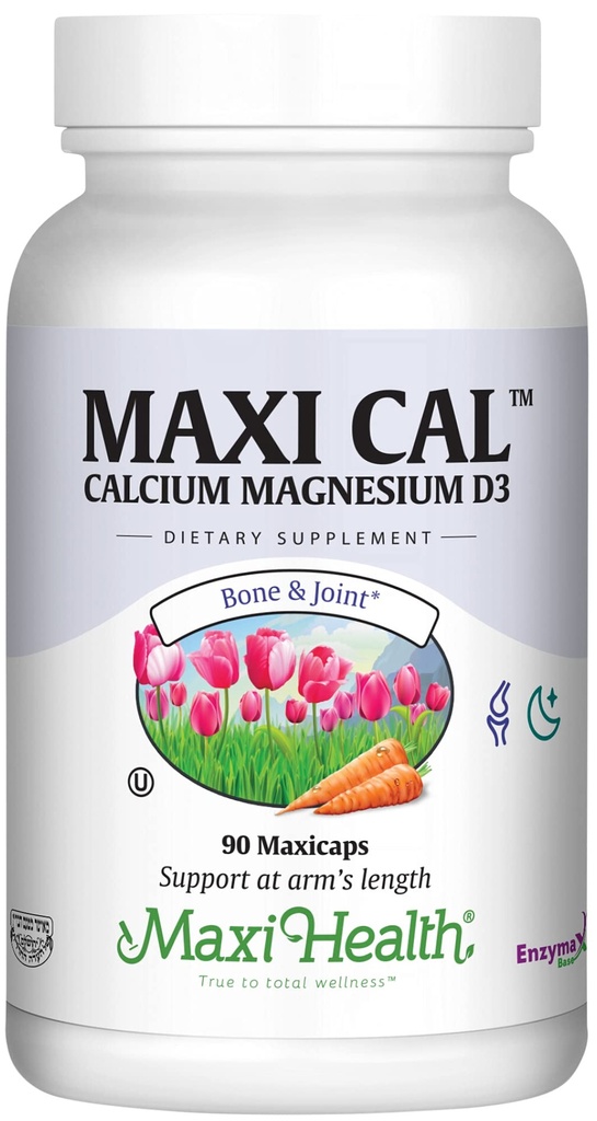 Maxi Healthuba 1000 mg Vitamin D3 (1000 IU) ve Magnezyum (500 mg) - Erkekler ve Kadınlar için Kemik, Diş ve Ortak Destek - 90 Capsules