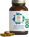 PURE SYNERGY Multi·Vita·Min | Vegan Multivitamin Organik Tüm Gıdalar ile Yapıldı | Erkekler ve Kadınlar için Zamanlı Tamam | Enerji için Core Nutrients, Mood, Immune ve Bone Health (60 Tablet)