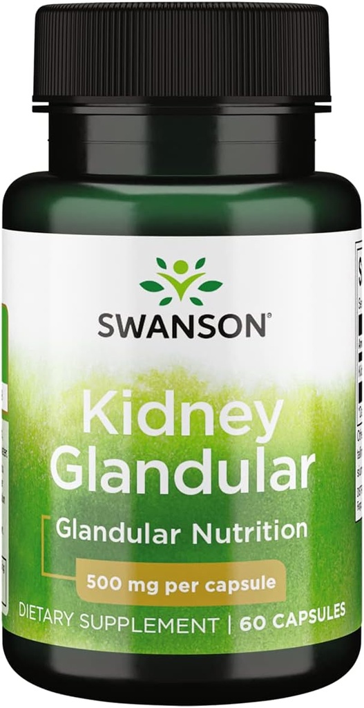 Swanson Raw Kidney Glandular 500 Milligram