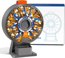 Odaro Large Pill Dispenser, Weekly Pill Organizer 7 Day Am Pm / 14 Day Pill Box, Daily Medicine Hill Organizer με Wall-Mounted ή μόνιμη χρήση για βιταμίνη, συμπλήρωμα, ιατρική - γκρι