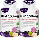 Kadınlar DIM Kompleksi 150 mg - Biyoperine Estrogen Balancing Pills for Menopause & Hot Flashes Relief Support Hormonal Acne Powerful Supplement - 60 Capsules - ABD'de yapılan