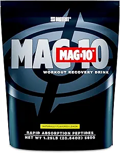 Biotest MAG-10 Post-Workout - 2X Kas Kazananlar, 15 Hizmet - 20g Di/Tri-Peptides, 7g HBCD, 3.5g Isomaltulose - Lemon