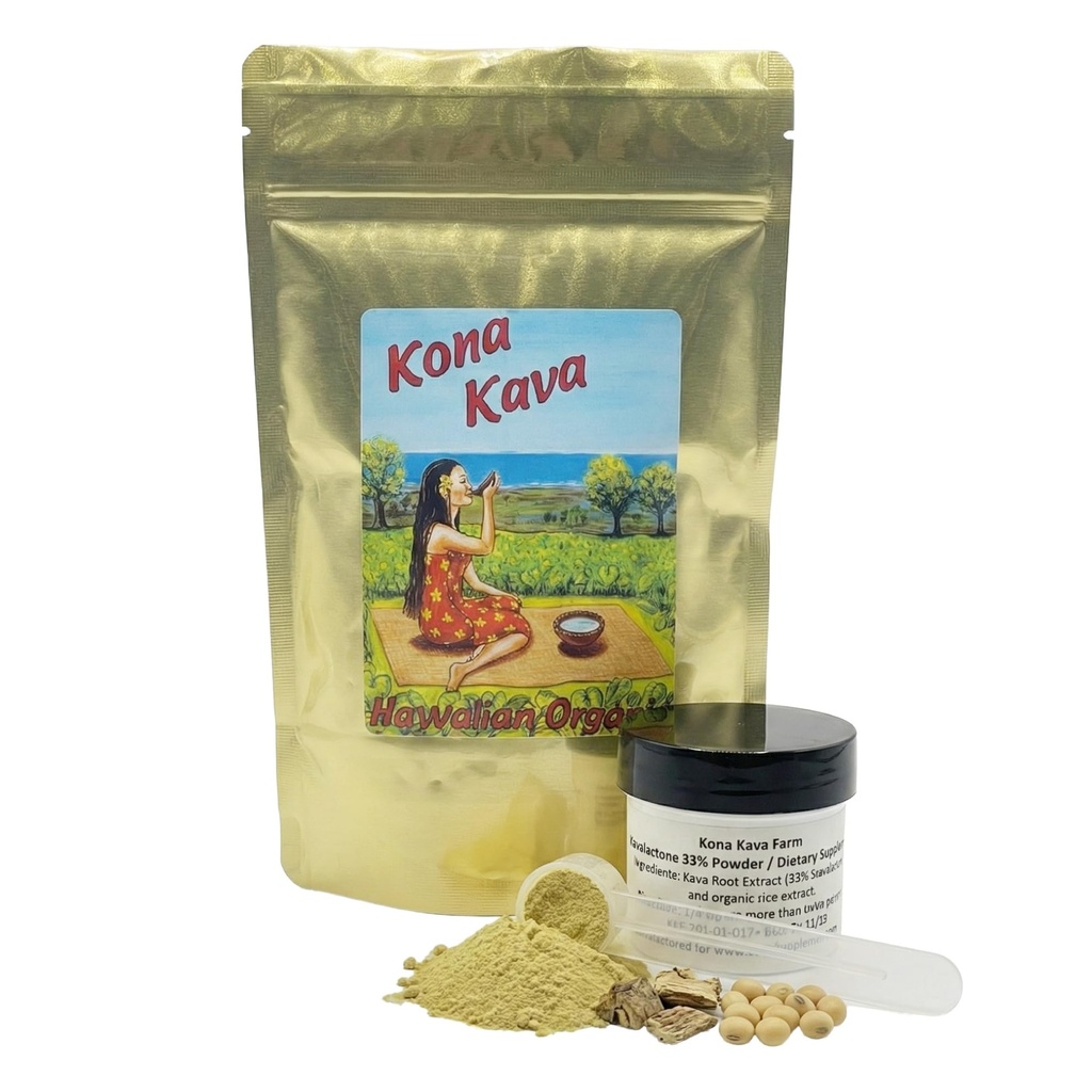 % 33 Kavalactone Kava Kava Extract Toz (0.5 oz)