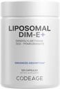 Kodaj Liposomal DIM Supplement - 4 Ay DIM Vitaminleri ve SGS, Pomegranate, Broccoli, Vitamin E Isomers Tocopherols Alpha Beta Delta - Liposomal Formula - Gluten-Free - 120 Capsules