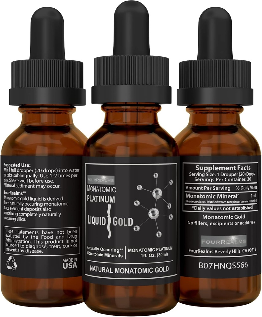 Mono-Atomik ORMUS - Monoatomik Platinum, Monatomik Orme 1oz