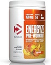 Enerjize Pre Workout Toz for Men and Women, Peach Mango, 150 mg Caffeine, 5g BCAAs, Performansı L-Theanine, L-Tyrosine, L-Citrulline, No Sugar (30 hizmet)