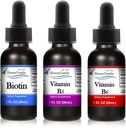 HoneyCombs Liquid Drops 1oz Her Kurtarılan 10% - Vitamin B7 (Biotin) + B5 (Pantothenic Acid) + Vitamin B6 (Pyridoksie)
