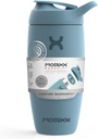 Promixx Pursuit Shaker Şişe, paslanmaz Steel Water Şişe ve sallayıcı Kupası, 18oz, Ocean Calm Blue